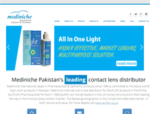 Tablet Screenshot of mediniche.com.pk